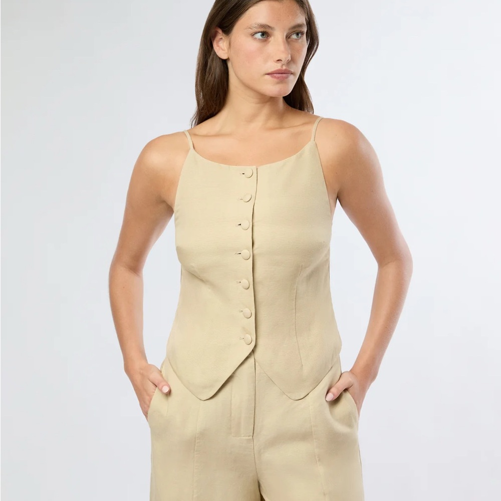 NTW Onia Air Linen High Neck Top